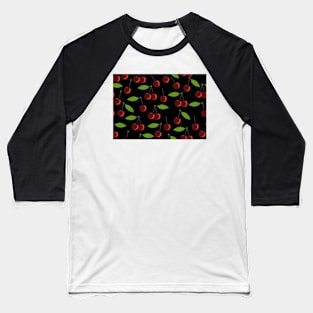 black cherry cherries Baseball T-Shirt